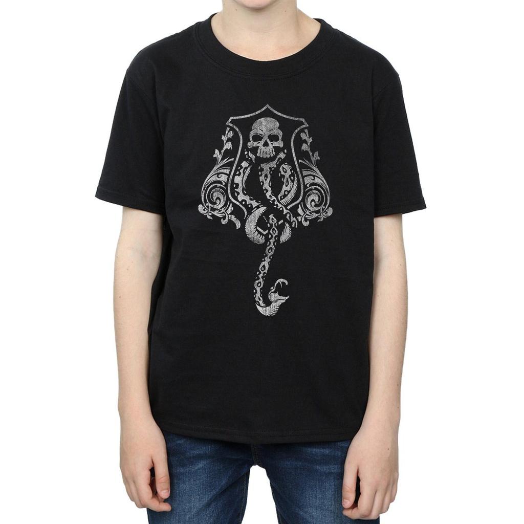 HARRY POTTER Boys Dark Mark Crest T-Shirt