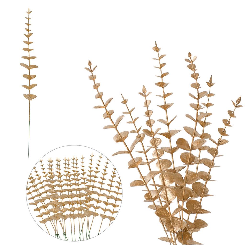 Artificial Eucalyptus Leaf Stems, Eucalyptus Leaves, Green Branches Decorative Home Ornaments Wedding Green Plants