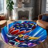 1pc UFO Robot Grendizer5 Print Round Carpet Chair Round Carpet Suitable for Bedroom Living Room Home Decorative Carpet