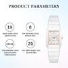 LIGE Watch Women's Wristwatch Brand Ceramic Fashion Quartz Elegant Waterproof Vintage Ultra-Thin Watch for Women Reloj De Mujer