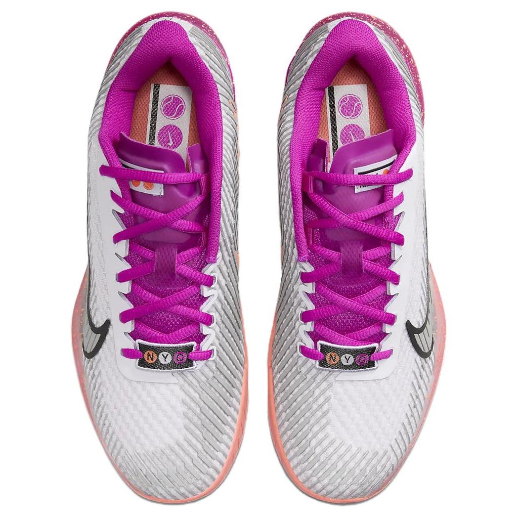 Nike Court Air Zoom Vapor 11 Premium HC NYC Tournament Pack Γυναικεία Αθλητικά Παπούτσια Ασημί Απαλό-Μωβ Ζωηρό-Μωβ FQ7266-500