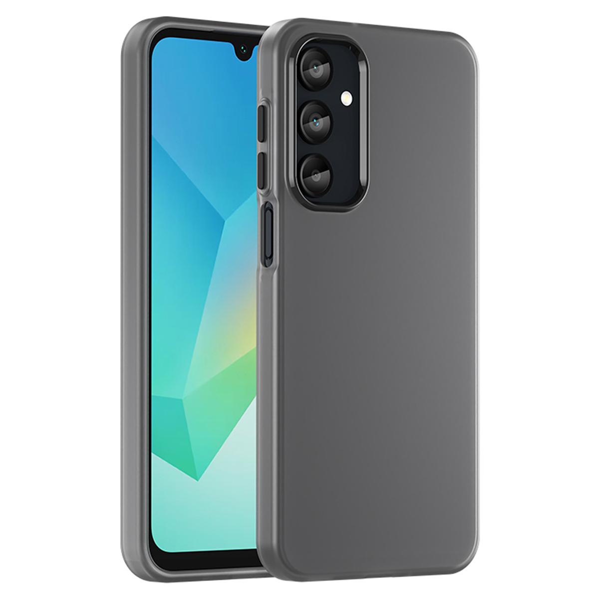 

For Samsung Galaxy A16 5G/A16 4G Case TPU+PC Phone Back Cover Matte Translucent Design Black