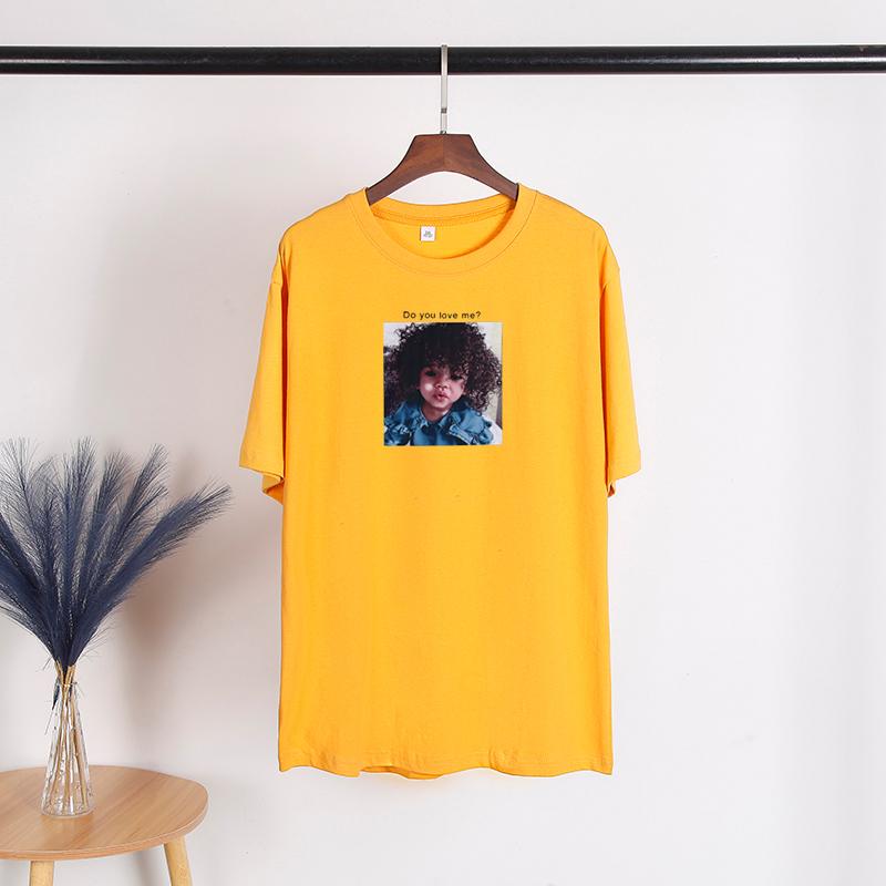 TWINFLAMES Women Printed Casual Basic T shirt Young Girls Soft Hand Feel Y2K Harajuku T-shirts Female Tops Tees