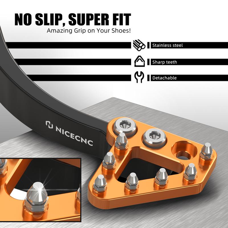 For KTM 690 Enduro R 690 SMCR Brake Pedal Tip Brake Lever for GasGas 700 ES SM SM700 ES700 Husqvarna 701 Enduro 701 Supermoto