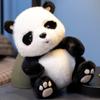 Simulation 23cm Fluffy Panda Dolls Baby Kids Appease Peluche Plush Animals Lying&Sitting Panda Bear Toys for Kids Present