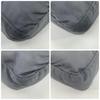 Prada Pocono Schultertasche Kameratasche Crossbody Tessuto Nylon Leder Schwarzer Schultergurt Crossbody Dreieckiges Logo-Schild Weißes Etikett