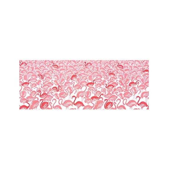 Rien-zome Tenugui Towel, Flamingo, 794 Pink, Approx. 37x98cm, Chusen Dyed, 100% Cotton, Japan