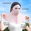 Women's Full Face UV Protection Ice Silk Mask for Summer Cycling