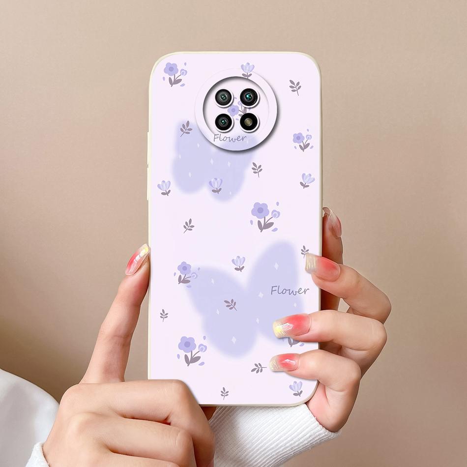 For Redmi Note 9T 9S Case Cute Trendy Back Cover For Xiaomi Redmi Note 9 S Note9t Soft Liquid Silicone Full Cover Design Fundas