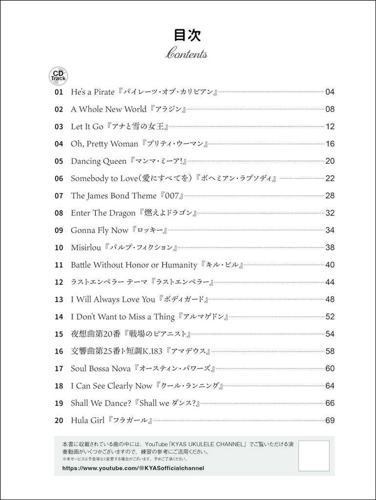 Ukulele screen music model performance (with CD)