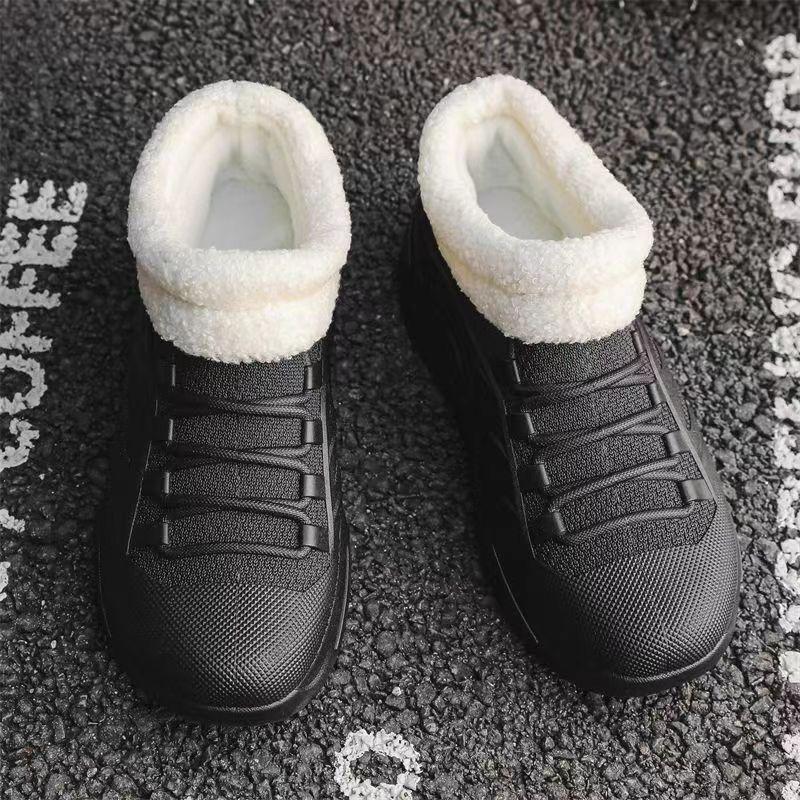 Fashion Outdoor Rain Shoes Men's Non-Slip Low Top Outdoor Rain Shoes Waterproof Non-slip Male Wear-resistant Kitchen Garden Work Shoes