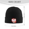 Polska Polish Eagle Warm Knitted Cap Hip Hop Bonnet Hat Autumn Winter Outdoor Beanies Hats for Men Women Adult