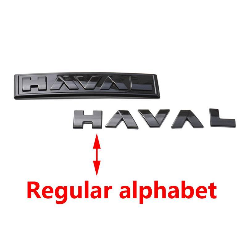 Per Haval H6 GT logo Auto Rete Anteriore Emblemi Logo Nero Per GWM Great Wall Generazione Haval H6 GT