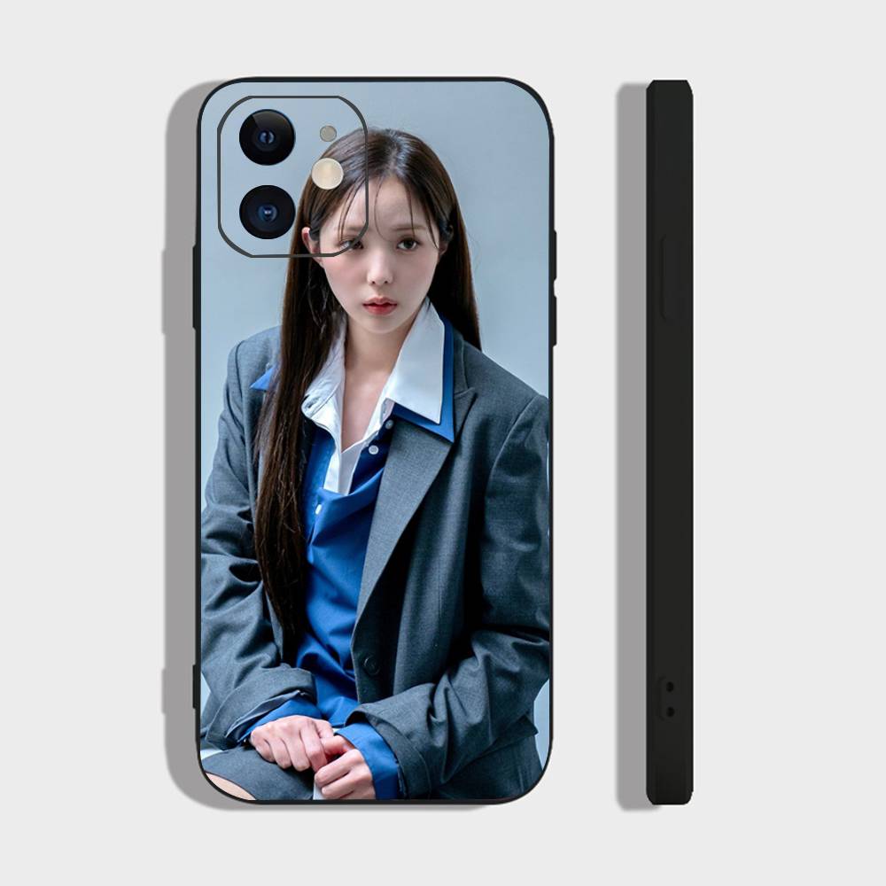 Korean Celebrity S-SOOBIN CHAE Phone Case For IPhone 17 Air 16 15 14 13 Pro Max 11 12 Black Silicone Cover