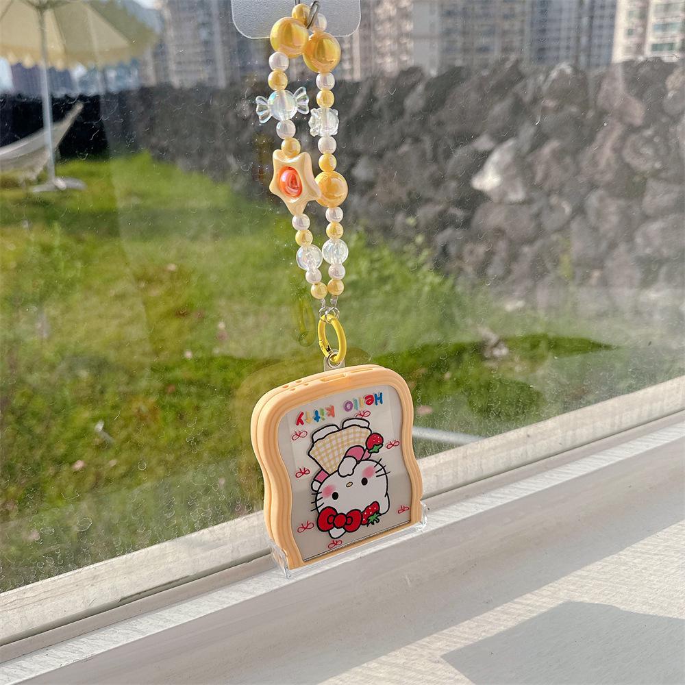 KT Cat Samsung Galaxy Z Flip Series Protective Phone Case with Lanyard