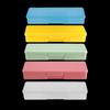 18.8*7*3cm Nails Storage Box Blue Pink Plastic Case White