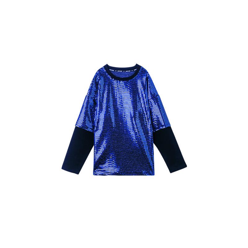 Children's Dance and Performance Outfits: Boys' Sequined Drum Set Attire & Girls' Street Dance Costumes for New Year's Celebration