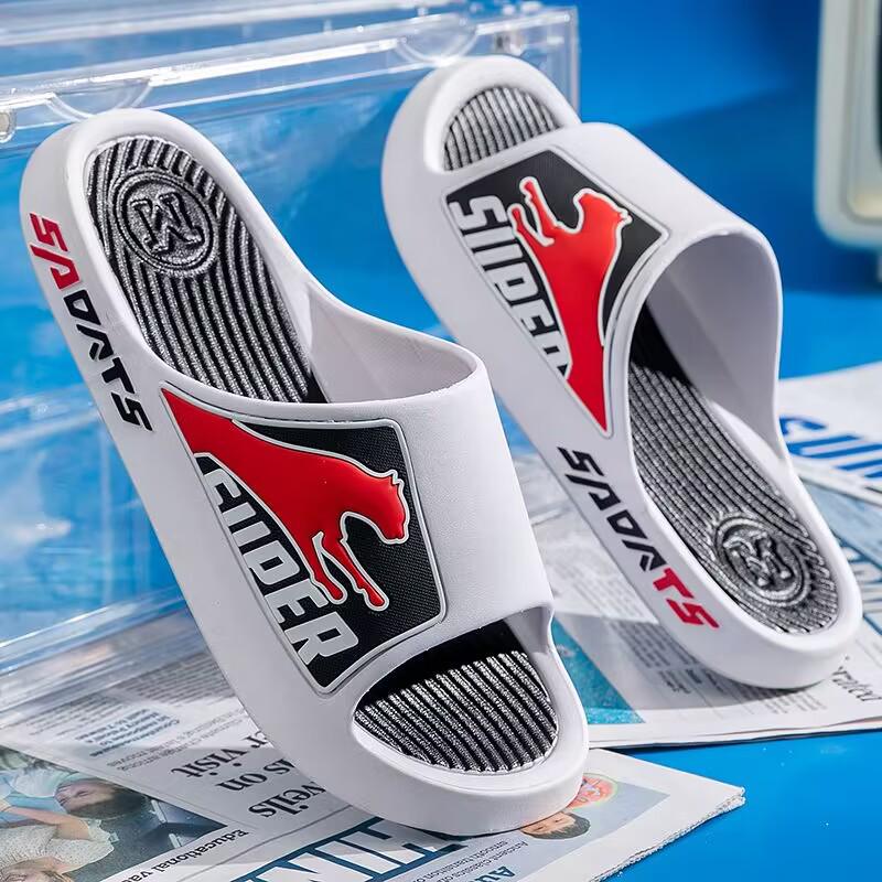 Men's Summer Non-Slip Thick-Soled Slippers - Trendy Outdoor & Home Comfort