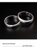 S925 Sterling Silver Magic Ring - Unisex European Retro Style, Lord of the Rings Inspired, Smooth Surface Couple Ring