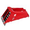 Red Plastic Gas Tank Side Covers with Grill 2GU 2171L 00 00 Stylish Protective Replacement for Banshee 350 YFZ350
