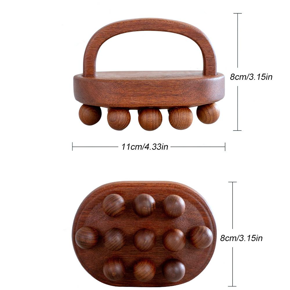 1Pcs Wood Therapy Massage Brush – Professional Maderoterapia Body Sculpting Tool For Cellulite Removal, Lymphatic Drainage
