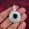Indicolite Gemstone Pendant, 9Wire Wrap Pendant, Handmade Antique Jewelry, Gift For Mother Day