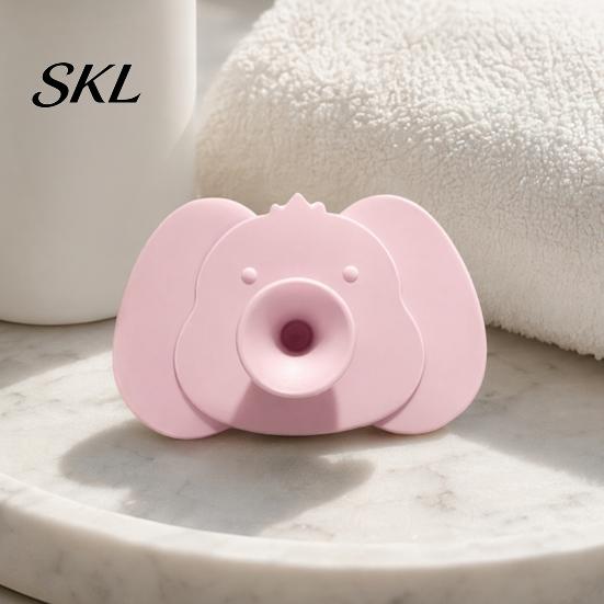 Baby Shampoo Brush Brush, Soft Silicone Scalp Scrubber, Non-slip One-handed Hair Bath Tool, Gentle Bathing for Newborn Easy Grip Massager