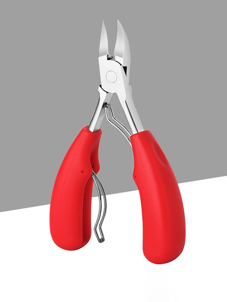 

Professional Nail Clippers and Cutters Set with Eagle Beak and Foot File, Great for Thick and Ingrown Nails красный