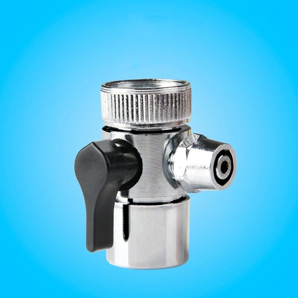 Zinc Zinc Alloy Water Filter Accessories Faucet Fittings Diverter Adapter Single-cut Valve Tube Connector