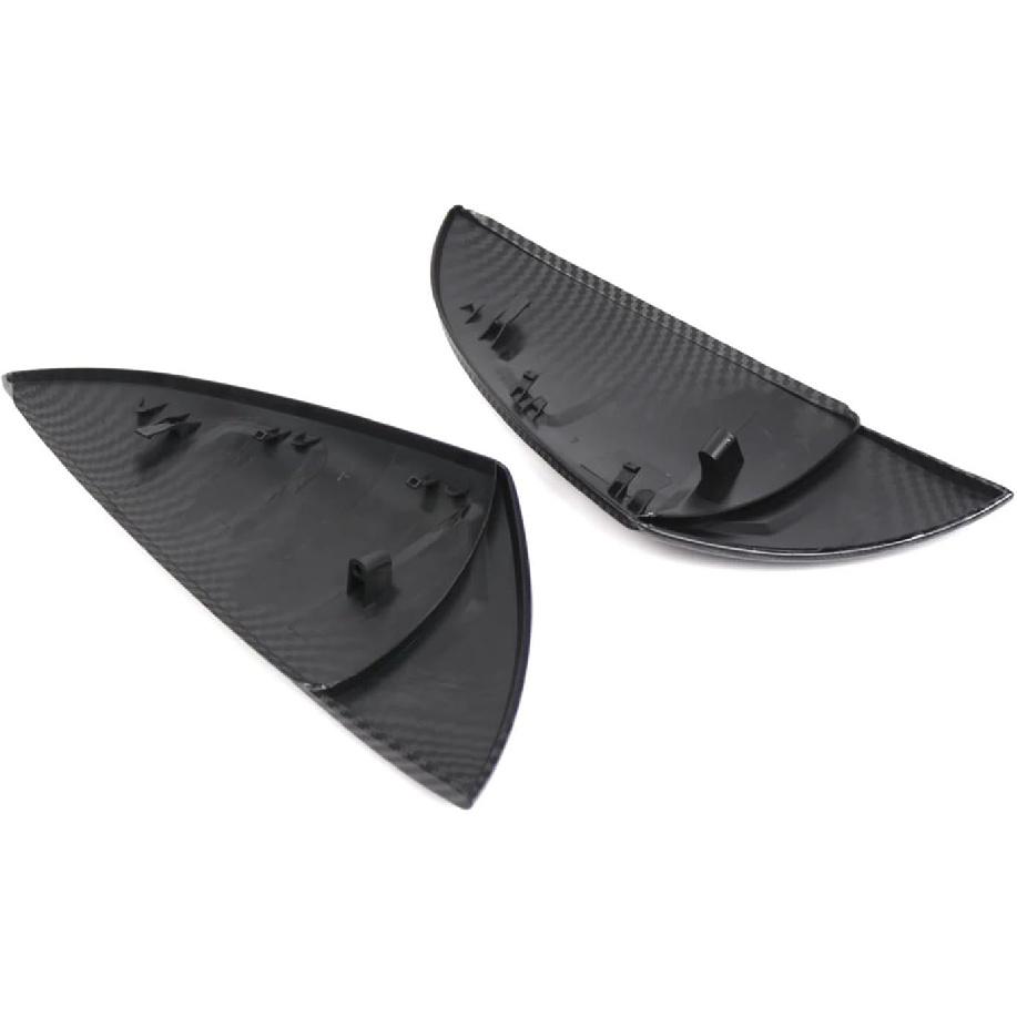 

2Pcs Side Car RearView Mirror Cover Caps Compatible For Lexus ES IS LS LC RC RCF UX LHD Is300 F-Sport 2018-2023 Replacement Mirror Cover Tr(Carbon Glossy Black