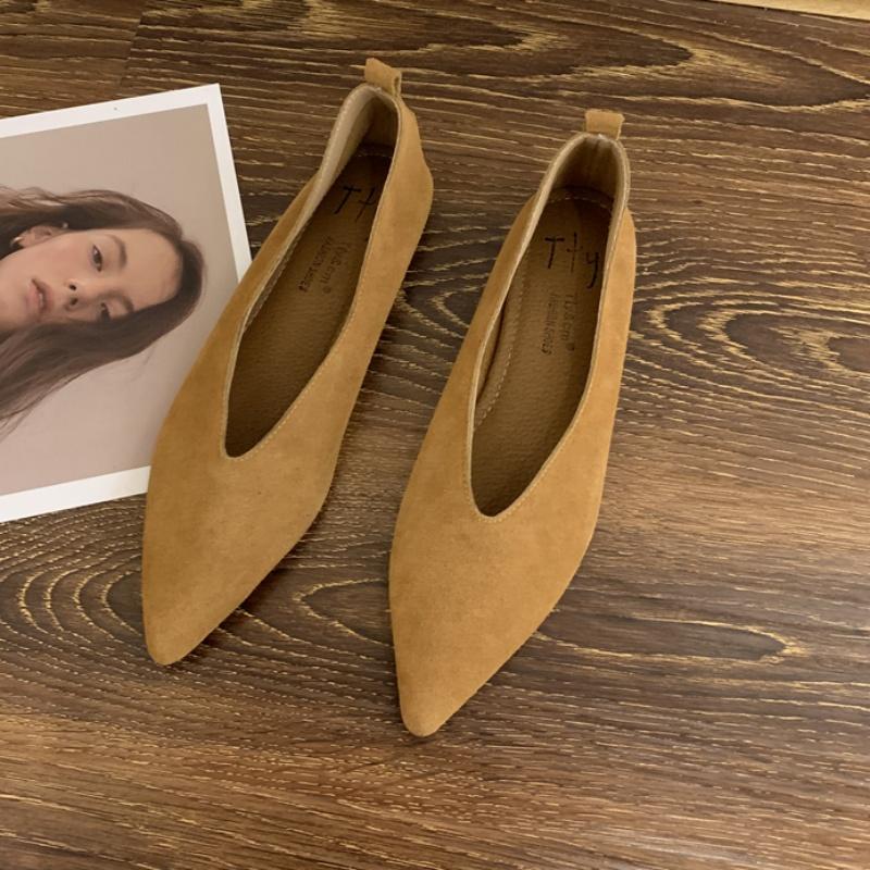 Fashion Bailamos Women's Square Toe Vintage Flats Soft Loafers Comfortable Leather Ballet Shoes for Female Dress Shoes Mujer