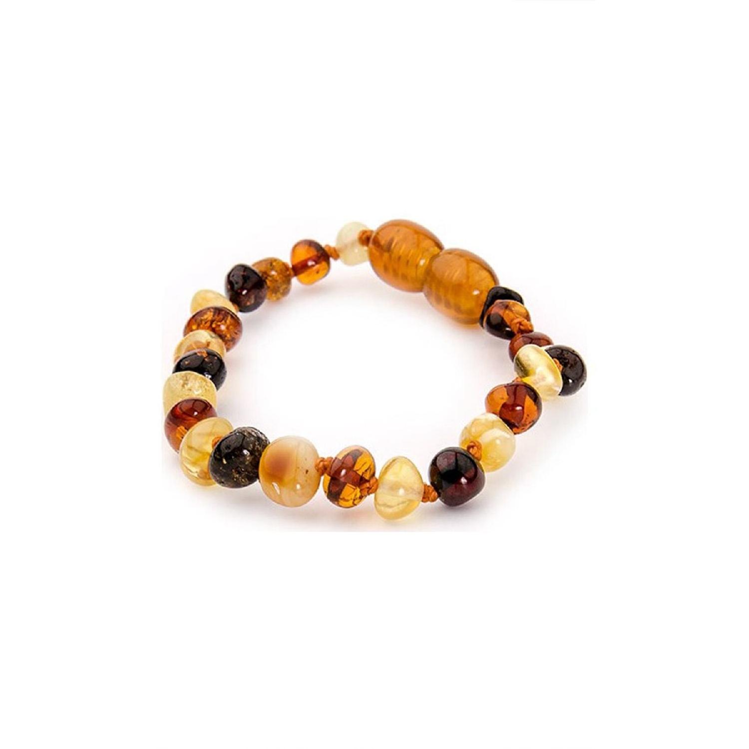 

Оригинальный янтарный детский браслет нового сезона