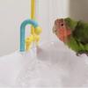Miniature Avian Bathtub Battery Operated Automatic Parrot Shower Pet Supplies for Small Birds