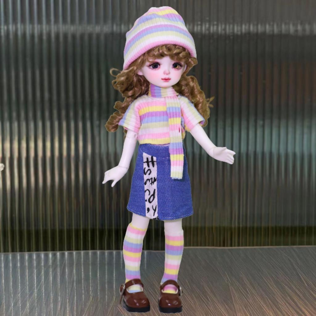 1/6 BJD Doll Dress 30cm Dolls Set Plaque Skirt Doll Accessories