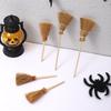 Halloween Broomstick Decorations, Mini Witch Broom Twig Broom