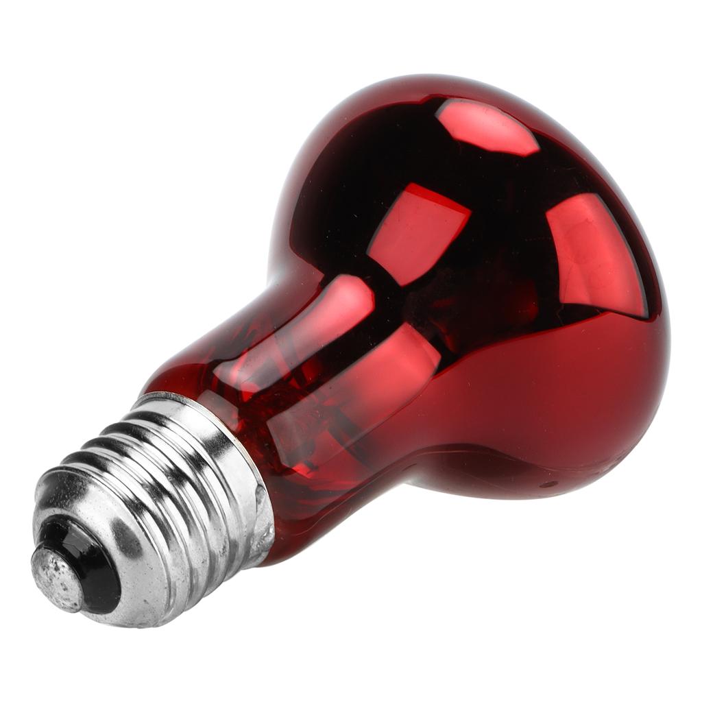 Reptile Infrared Heating Lamp Infrared UVA Heat Lamp Bulb with NickelPlated Socket for Reptiles 220240V
