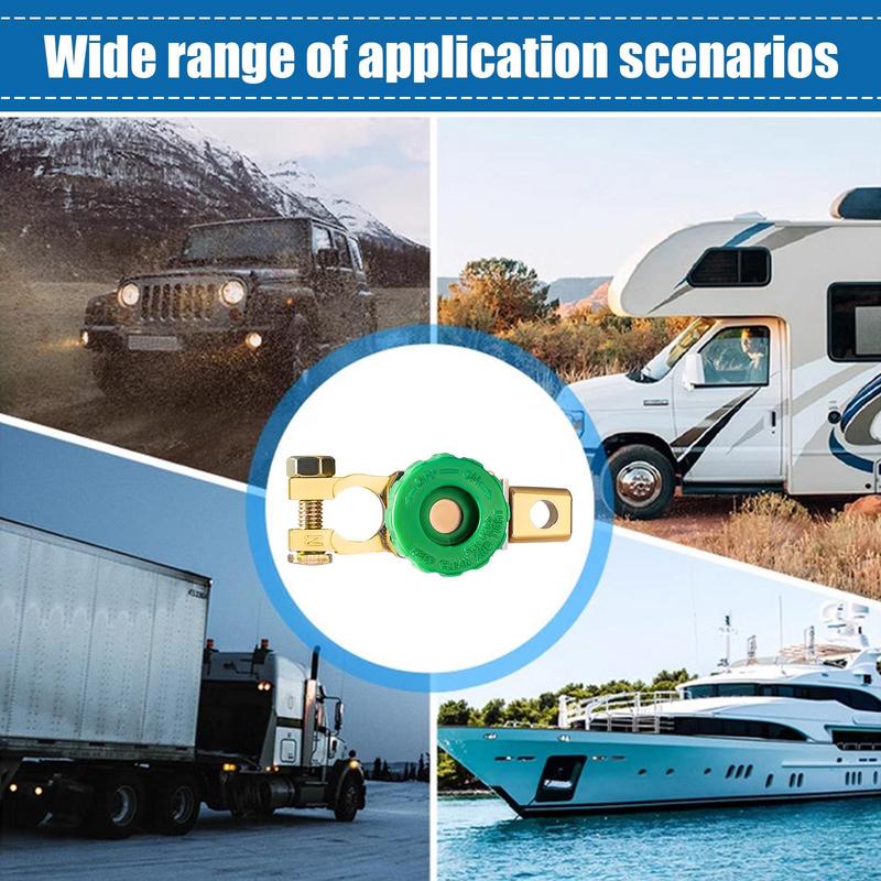Universal Automotive Battery Switch Terminal Isolator Control Quick Cut-off Protector Vehicle Accessories For RV Boat Marine