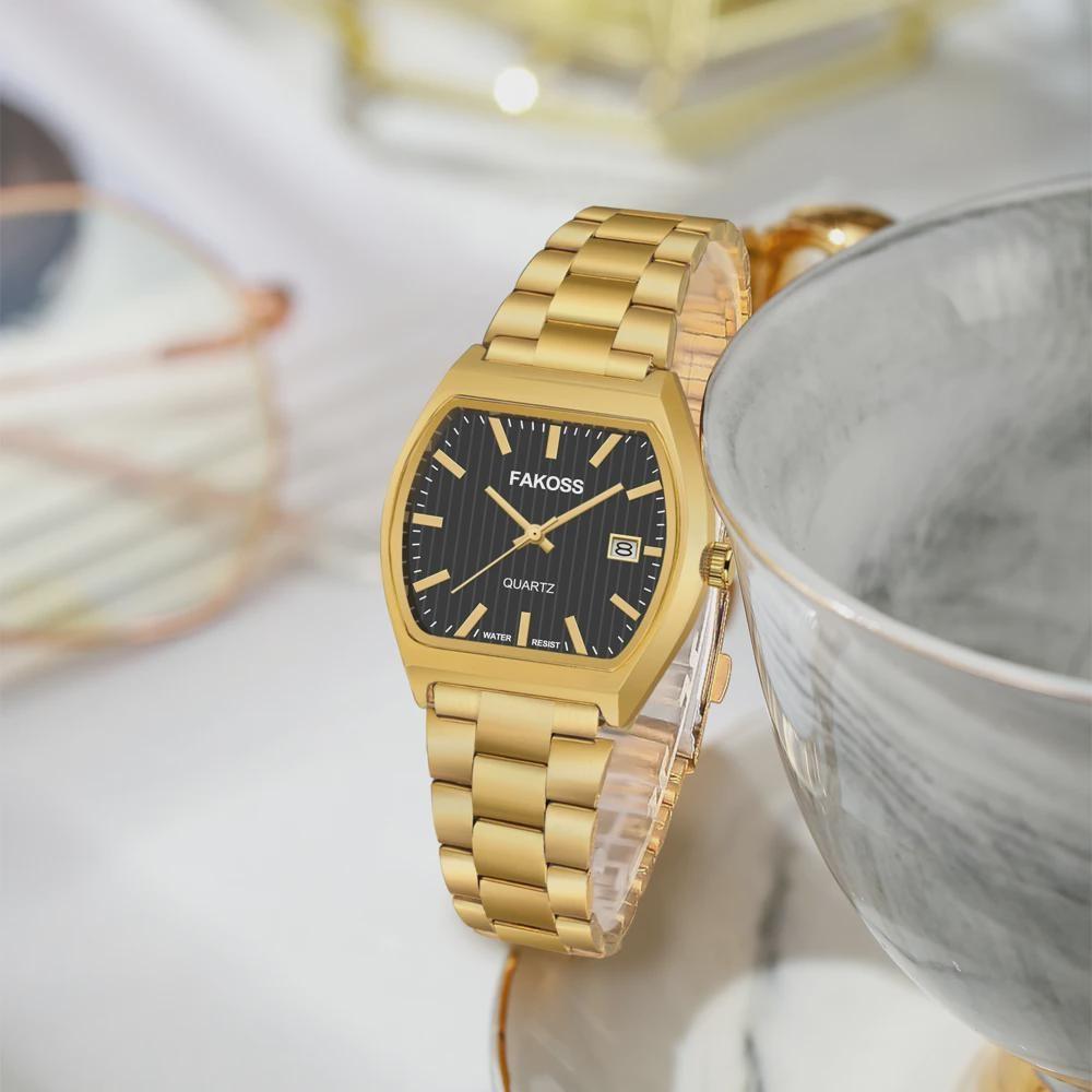 Elegant Watches For Women Waterproof Luminous Date Week Ladies Watch Quartz Stainless Steel Woman's Fashion Wristwatch