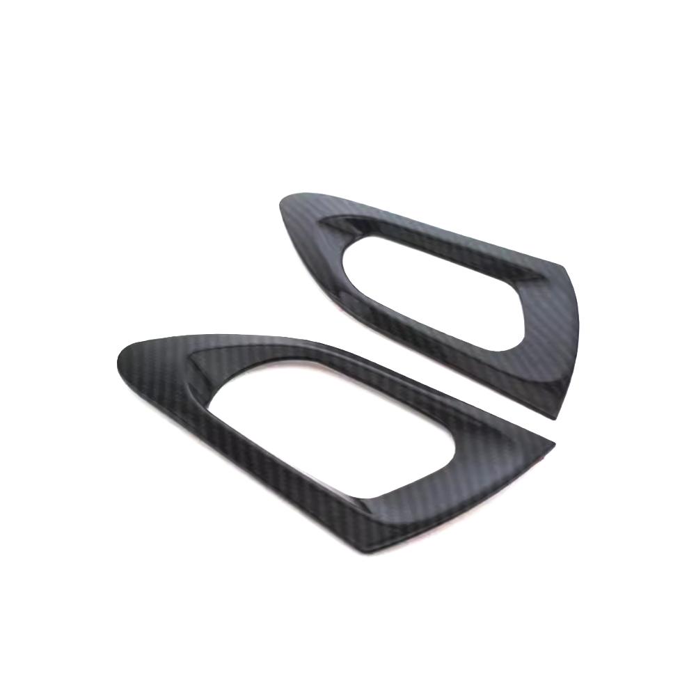 For Peugeot 208 2008 2014- 2018 ABS Front /Back Door Handle Bowl Cover Inner Door Bowl Trim Sticker Car Accessories