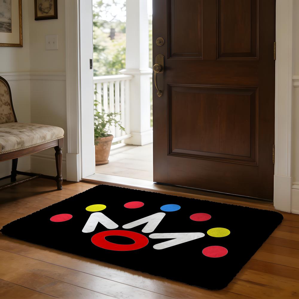 Fashion SSCOTTY CCAMERON Floor Mat Soft Flannel Absorbent Mat Non-Slip Rug Home Bedroom Bathroom 40cm x 60cm