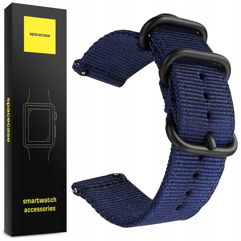 Sc Nato Strap 20Mm Navy Blue
