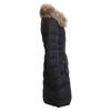 MONCLER [Good Condition] HIRONDELLE Down Jacket with Fur Collar coat O blackUsed
