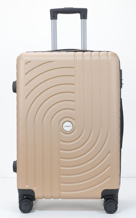 Set of 3 Suitcases 20"/24"/28" I ABS Rigid Shell I Code Lock I 4 360° Wheels I CHAMPAGNE - HOMEROKK
