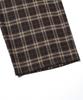 ESFAI Draped Plaid Wide Pants (Brown)
