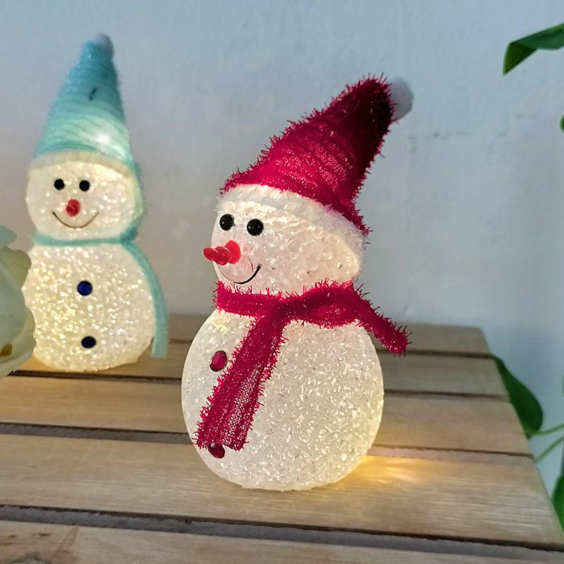 

Solar Snowman LED Garden Lights - Christmas Landscape Inserts