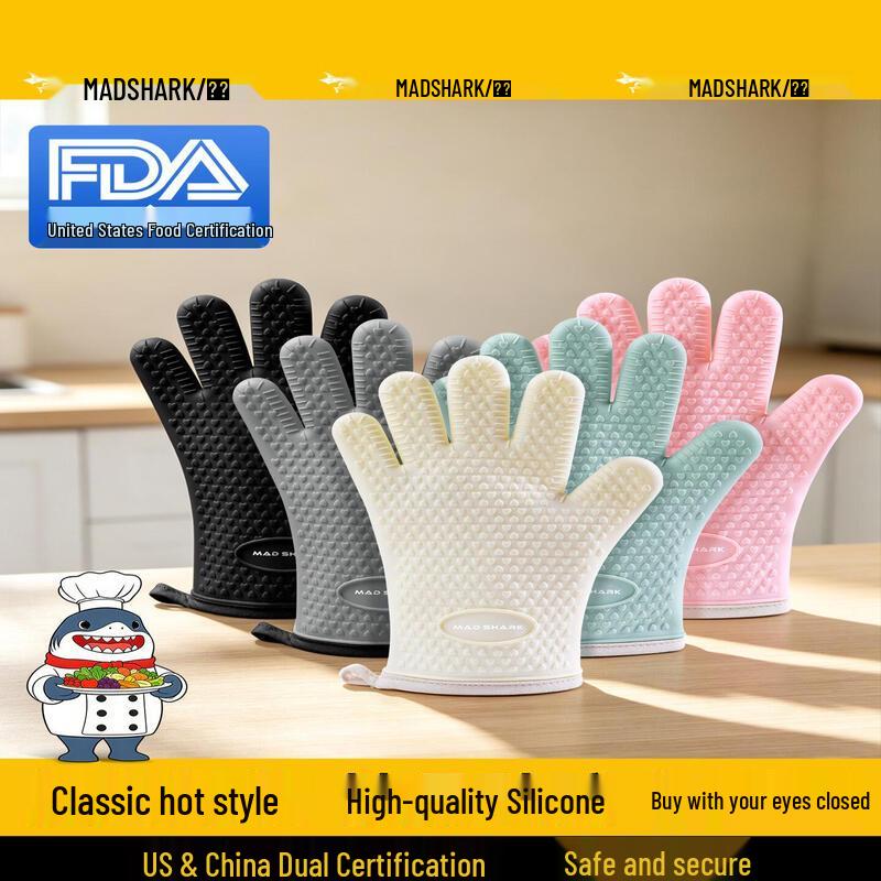 Silicone Heat Resistant Oven Gloves
