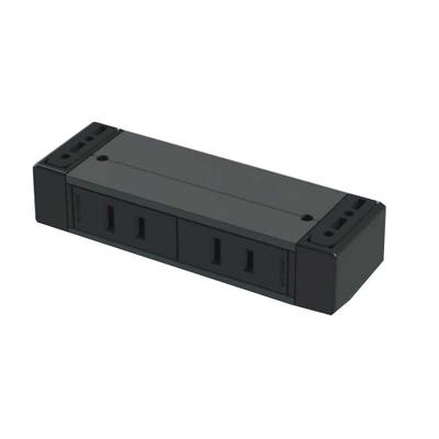 Ishiguro Seisakusho Plapart Cassette-Style Outlet (g001-2-ee-b), 2-Outlet Type, Power Supply + Power Supply, Black, 1 Piece