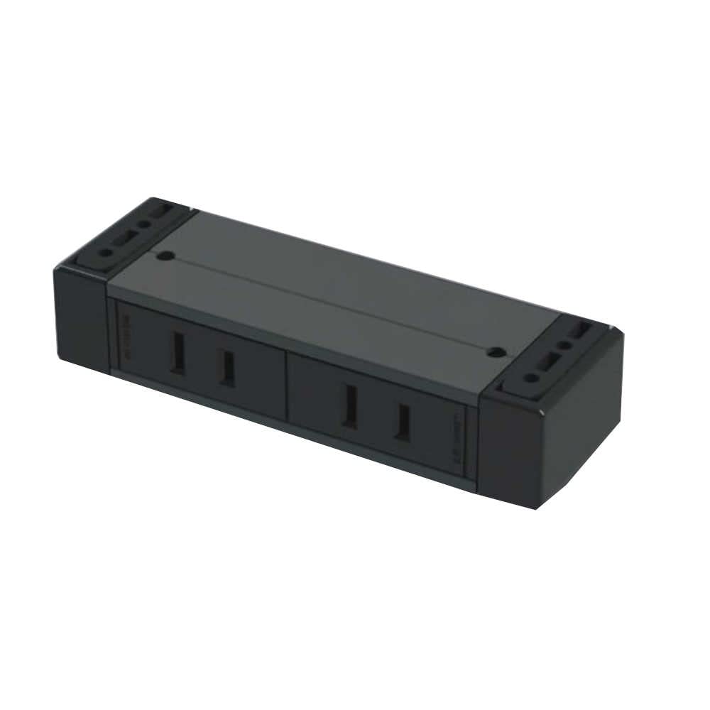 

Ishiguro Seisakusho Plapart Cassette-Style Outlet (g001-2-ee-b), 2-Outlet Type, Power Supply + Power Supply, Black, 1 Piece