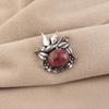 Natural Black Rhodonite Gemstone 925 Sterling Silver Jewelry Elegant Pendant 0.5" CP-43-26