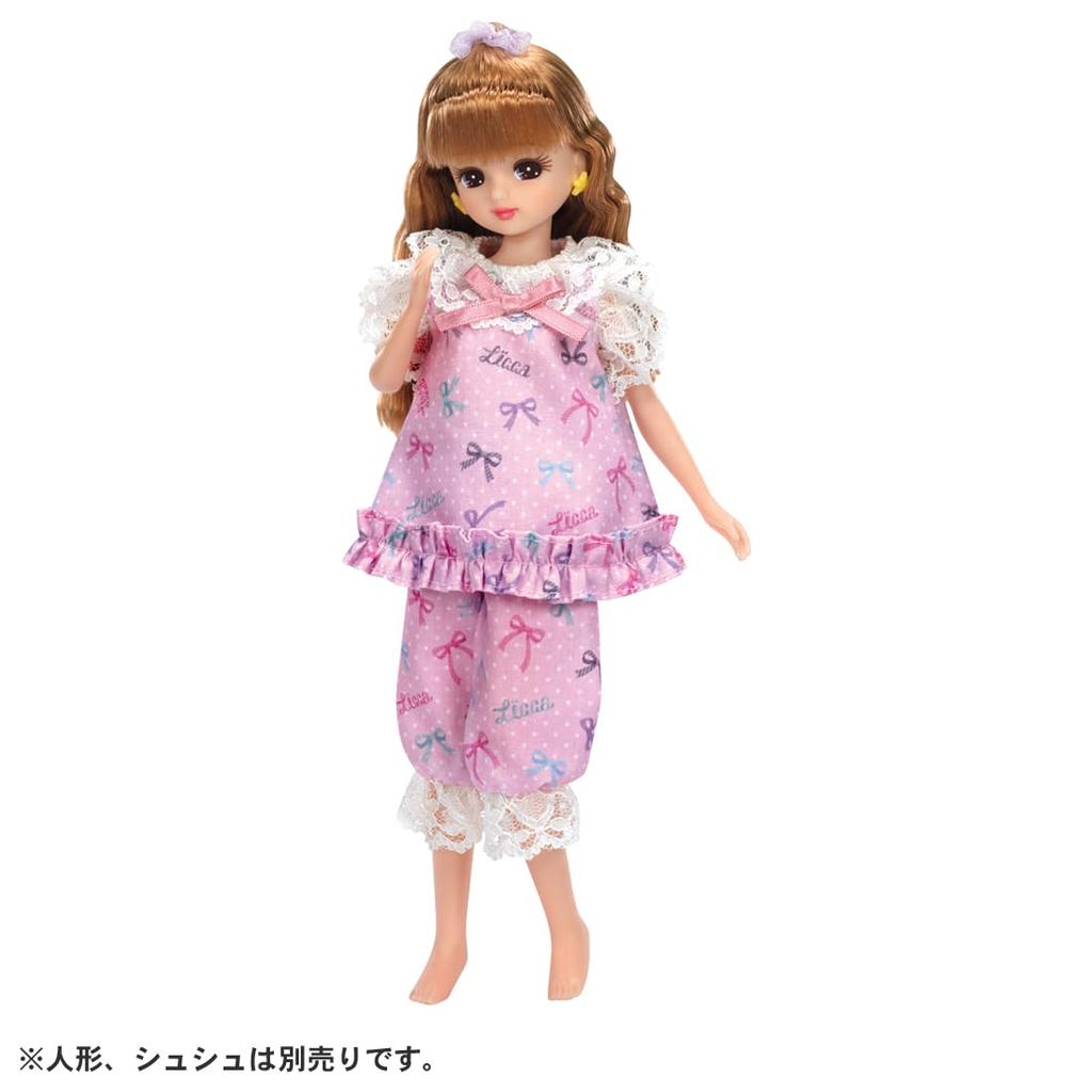 Takara Tomy Dress Sleeping Pajamas Pretend Play Toy for Ages 3 and Up Licca-chan LW-05 Dress-Up